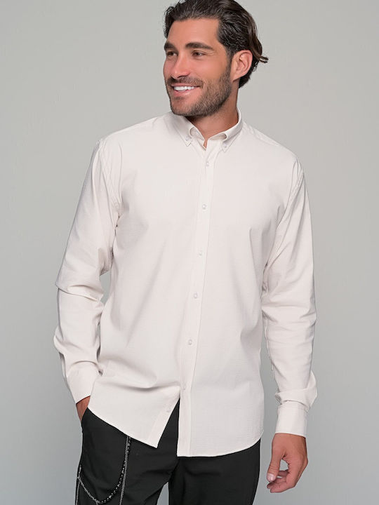 Ben Tailor Santiago Long-sleeved Cotton Shirt B...