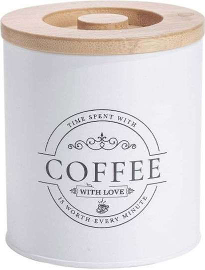 Bormioli Rocco Vază Pentru Cafea Cu Capac Sticlă Maro 11.2x15x15cm