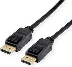 Roline Value Kabel 11.99.5812 Dp M Zu Dp M 3m Schwarzes