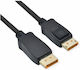 Roline Cable 11.04.6020 Displayport M To Displayport M 1m Black 10k@60hz