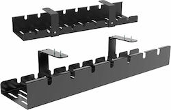 Newevo Organizator de Cabluri Sub Birou Tavă pentru Cabluri de Alimentare Metalică Rezistentă Potrivită pentru Majoritatea Birourilor Dimensiune 50x12x9 Cm Negru Newevo Organizator de Cabluri Sub Birou Tavă pentru Cabluri de Alimentare Metalică Rezistentă Potrivită pentru Majoritatea Birourilor Dimensiune 50x12x9 Cm Negru