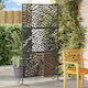 vidaXL Decorative Metal Room Divider 100x180cm