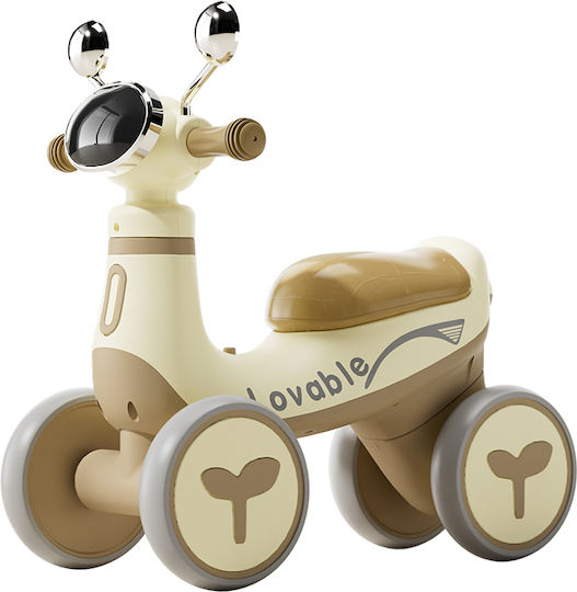 Homeone Baby Walker Car Ride On for 12++ Months Yellow