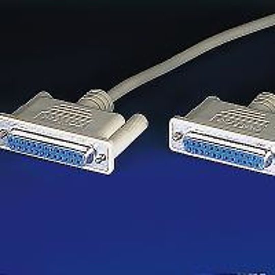Roline Kabel 11.01.5118 D-sub 25 F Zu D-sub 25 F 1,8m Null-Modem