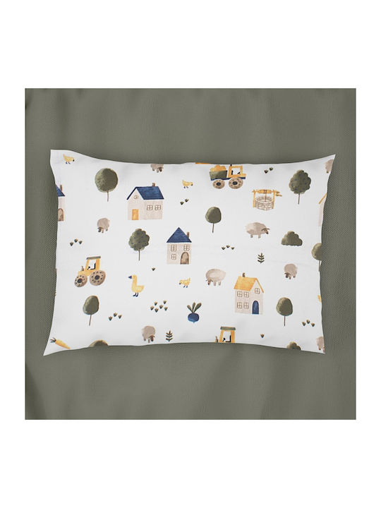 Dimcol Baby Cotton Pillowcase Multicolour 45x35cm