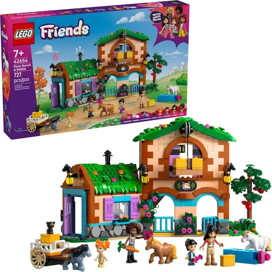 LEGO Friends Pony Ranch & Stable For 7+ Years 727 Pieces