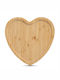 Wooden Cheese Serving Platter 20.5x21cm