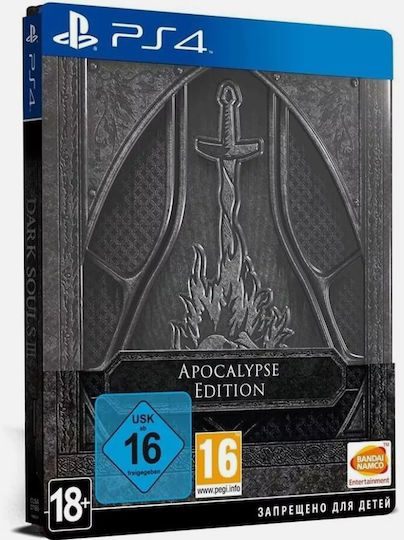 Dark Souls III Apocalypse Edition Steelbook Edition PS4 Game (Used)