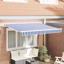 vidaXL Awning Fabric Blue 2.5x2m