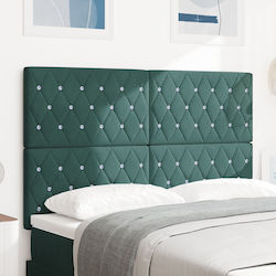 vidaXL Collapsible Bed Headboard made of Fabric...