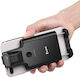 1D 2D QR Barcode Reader Portable Scanner Smartphone Built-In 1600 mAh Battery 3 Buttons Manual Continuous Scanning