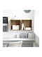Wall Shelves Beech (2 Pieces) 37x37x37cm