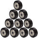 Set 10 Rulmenți Roți Pentru Imprimante 3D 24/10.2 Mm Roată Cu V-Groove R142 Negru Creality Ender 3 Cr-10 Cr-10s