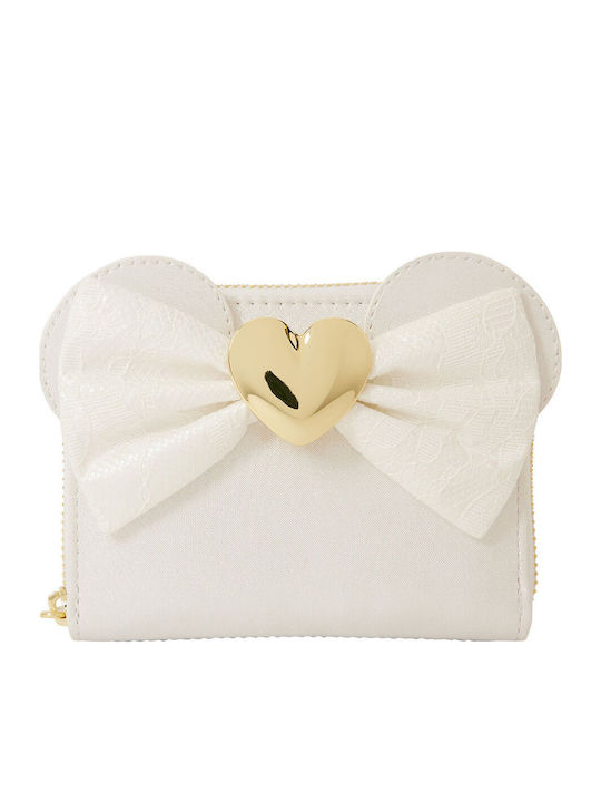 Loungefly Kids Wallet with Zipper Disney Minnie Wedding