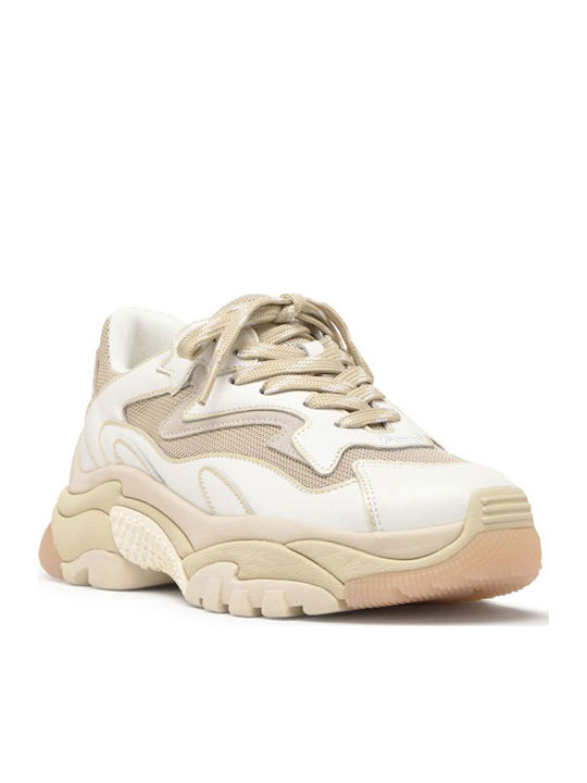 Ash Addict Γυναικεία Sneakers White / Gold