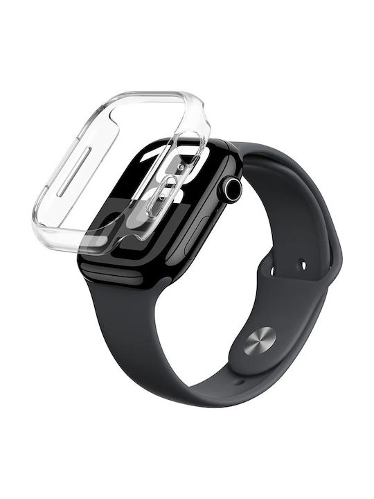 AmazingThing Minimal Plastic Case in Transparent color for Apple Watch 46mm