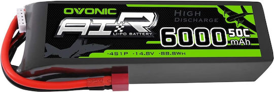 Baterie Li-Po 4s 14.8 V 6000 Mah Deans T Plug Conector FPV UAV Mașină RC Avion Drone Helicopter