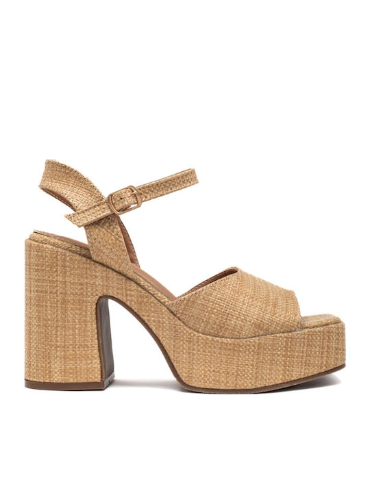 Valentina Ricci Sandalen Beige