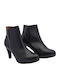 Leather Women's Ankle Boots Black