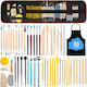 Set 55 Modeling Tools Clay Sculpting Knives Craft Instruments Clay Plasticine Ceramics Hobbyists Professionals