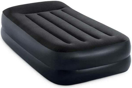 Intex Saltea Gonflabilă Pentru Camping Cu Pompă Electrică Integrată Neagră
