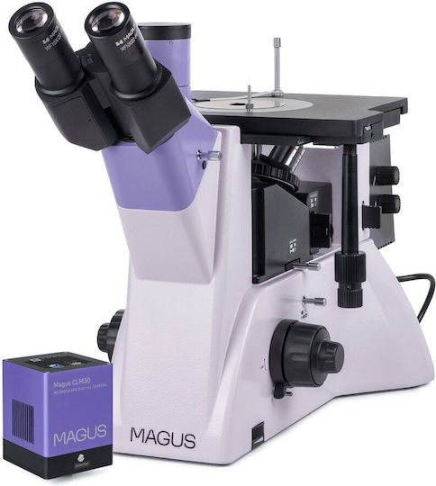 Металургичен Дигитален Микроскоп Magus Metal Vd700 Bd 50-500x Оптично Увеличение 30mm Диаметър на Тръбата на Окуляра Халогенно Осветление