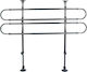 Separator Universal Pentru Câini Pentru Mașină Lățime Reglabilă De La 86 Cm La 150 Cm Înălțime Reglabilă De La 63 Cm La 110 Cm Ușor De Instalare Negru Din Metal