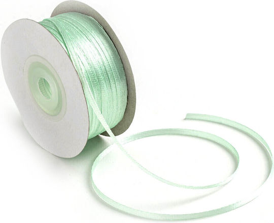 Double-Face Satin Ribbon 3mm X 100m Green