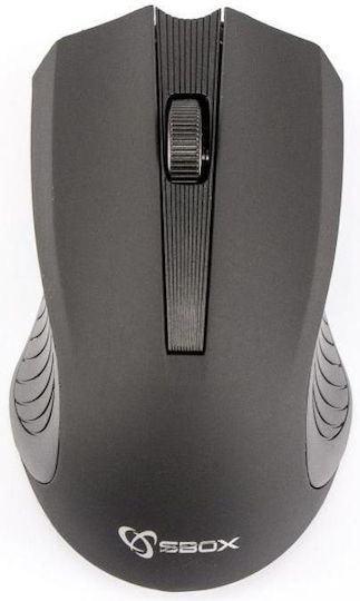 Sbox WM-373 Безжичен Ергономичен Мишка Черен