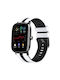 Amazfit GTS 2 Mini 20mm Zweifarbiges Sportliches Silikonarmband Weiß+Schwarz