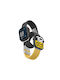 Комплект 2 Amazingthing Blend Каишки Apple Watch 45 46 49mm Жълто-черно/черно