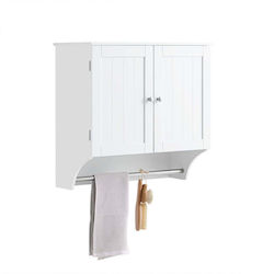 SoBuy Ντουλάπι Μπάνιου Πλυντηρίου 60x30x60cm Λευκό
