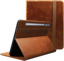Rosso Deluxe Flip Cover Leather Brown Samsung G...