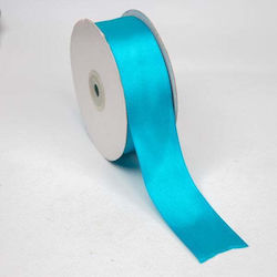 Double Face Satin Ribbon 3.8cm x 50m Turquoise