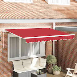 vidaXL Awning Fabric Red 3x2.5m vidaXL Awning Fabric Red 3x2.5m