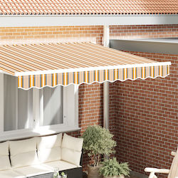 vidaXL Платнище За Сенник Жълто 2.3x0.2m