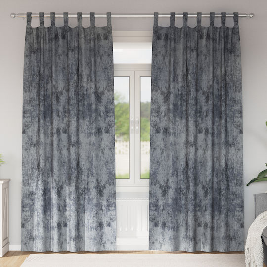 vidaXL vidaXL Window Curtain Set with Tunnel Gray 140x225cm