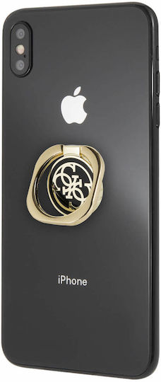 Guess 4g Ring Stand Модерен Поп Сокет Държач За Смартфон Черен Златен