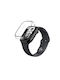 AmazingThing Plastic Case with Glass in Transparent color for Apple Watch 42mm