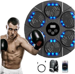 Стендова Уредба За Тренировка По Бокс Bluetooth Ръкавици Дисплей Led Smart Music Boxing Machine 16 Нива Qjb-55