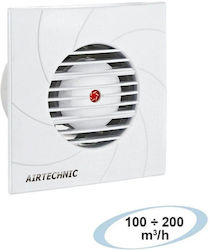 Airtechnic Air 12s Επιτοίχιος Εξαεριστήρας Μπάνιου 100mm Λευκός Airtechnic Air 12s Επιτοίχιος Εξαεριστήρας Μπάνιου 100mm Λευκός