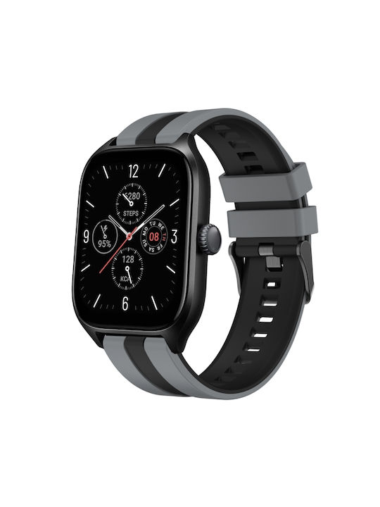 Каишка Силикон Сив (Amazfit GTS 4 - Амазфит GTS 4)