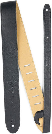 Martin & Co Martin 18a0164 Italian Leather Strap Black Leather Guitar Bass Strap