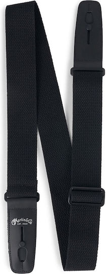 Martin & Co Martin 18a0141 Cotton Weave Lock-it Straps Schwarze Ζώνες Εγχόρδων