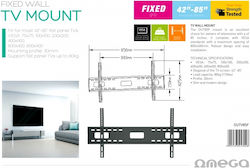 Omega io-OUTV800F Suport TV Montat Pe Perete Până La 85" Omega io-OUTV800F Suport TV Montat Pe Perete Până La 85"