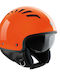 Tucano Urbano El'Fresh Orange Gloss Motorcycle Helmet Jet ECE 22.06 920gr with Sunvisor