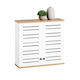 SoBuy Bathroom Cabinet L19xW19xH56cm White