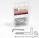 Amtech Square Screw Hook Galvanized with Diameter M16 and Length 30mm 12pcs in Case Diameter