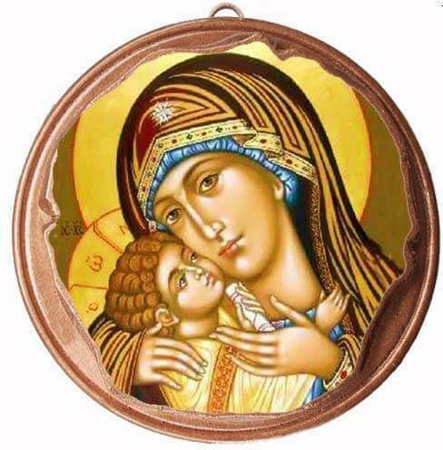 Παναγία Θεοτόκος Set 30 Stück Keramik Hochzeitsgeschenkmaterialien Kupfer