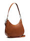 Leather Women's Bag Shoulder Tabac Brown